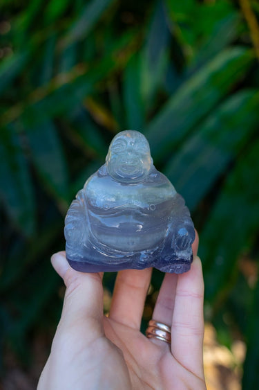 Lavender Fluorite Buddha